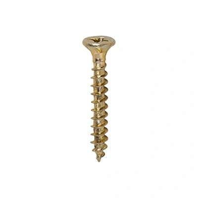 Image of 2x TIMCO Velocity Premium Multiuse Screws Pz Double Countersunk Yellow 40030VYTUB Pack of 1500