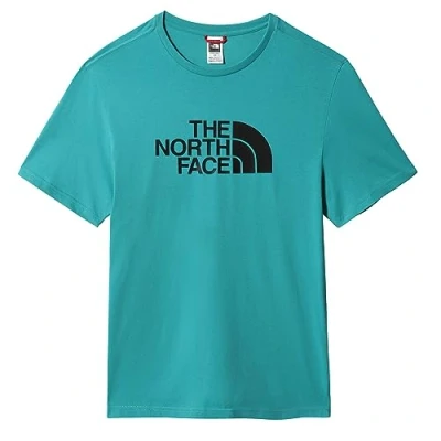 Image of THE NORTH FACE Men&#039;s Easy Short Sleeved T Shirt (Pack of 1) (UK, Alpha, XL, Regular, Green/Black)