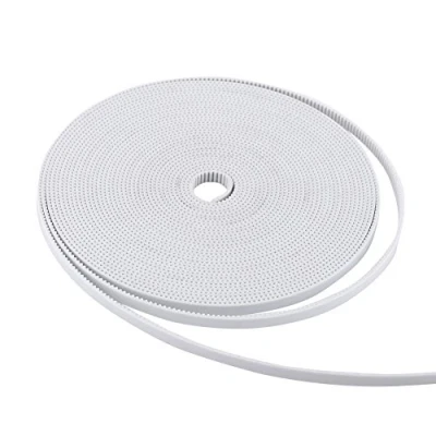 Image of 10M GT2 White Open Timing Belt for 3D Printer 6mm Wide PU with Steel Core