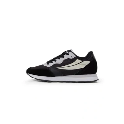 Image of Fila Hypert Trainers, Women&#039;s, Size: 5.5, Black/marshmallow Leather/synthetics