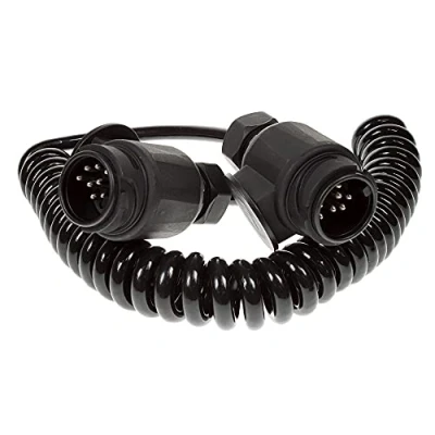 Image of Maypole 5891 8 Pin Core Connecting Lead Curly, 2.5 m, Set of 2