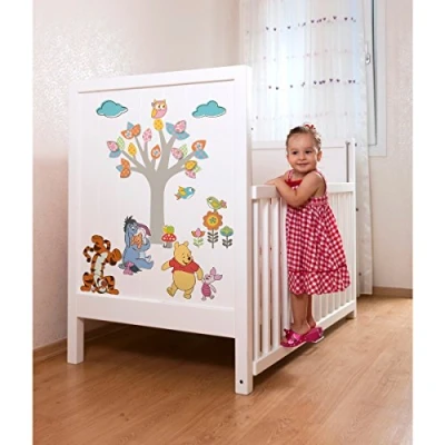 Image of Komar 14014h Disney Winnie The Pooh Nature Lovers Freestyle Deco Window Sticker Multi Colour (14 Piece)