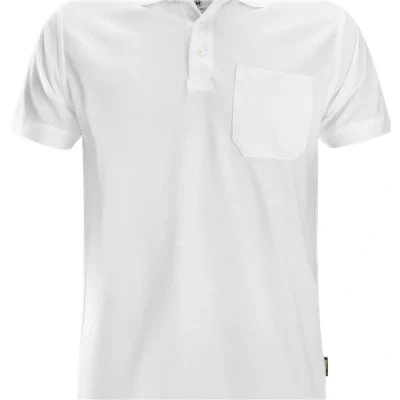 Image of Snickers Classic Polo Shirt White M Regular