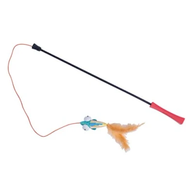 Image of Petface Catkins Rainbow Fish Super Teaser Cat Toy