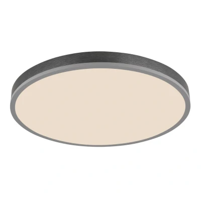 Image of Doro 60cm Flush Ceiling Light Silver Colored LED Dimmable 2700 6500K Remote Control Timer