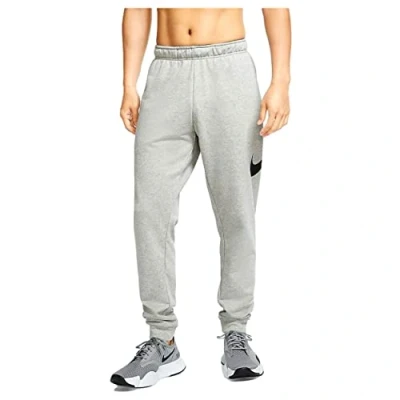 Image of NIKE CU6775 063 M NK DF PNT TAPER FA SWSH Pants Men&#039;s Dk Gray Heather/Black XL