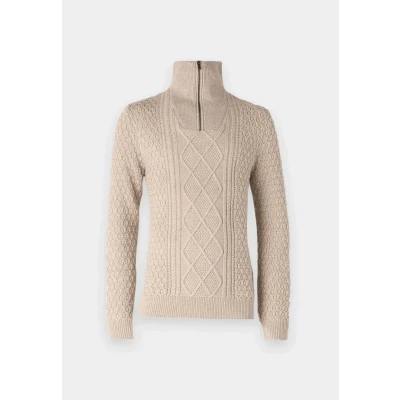 Image of Jack &amp; Jones Premium Jprblunorth Jumper, Men&#039;s, Size: Small, Taupe