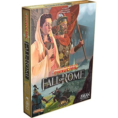 Image of Z Man Games, Pandemic Fall of Rome, Board Game, Ages 8+, For 1 to 5 Players, 45 60 Minutes Playing Time