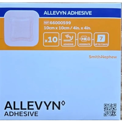 Image of Allevyn Adhesive Dressing 10cm x (x10)