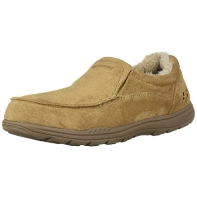 Image of Skechers Men&#039;s Expected X Slipper, Tan, 6 UK