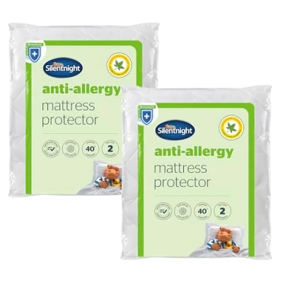 Image of Silentnight Anti Allergy Mattress Protector Small Double