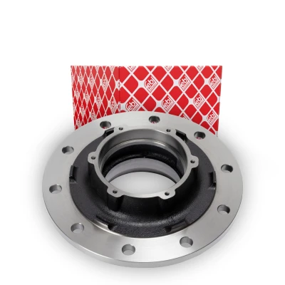 Image of 1307112900, 1307112901 wheel Hub FEBI BILSTEIN 173165 335mm without bearing Rear Axle