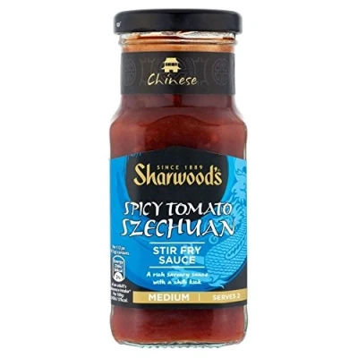 Image of Sharwood&#039;s Stir Fry Sauce Spicy Szechuan Tomato (195g) Pack of 2