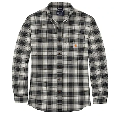 Image of Carhartt Men Herren Langarmhemd Flannel L/S Plaid Shirt, Farbe:Malt, Größe:XL T, Malt, XL