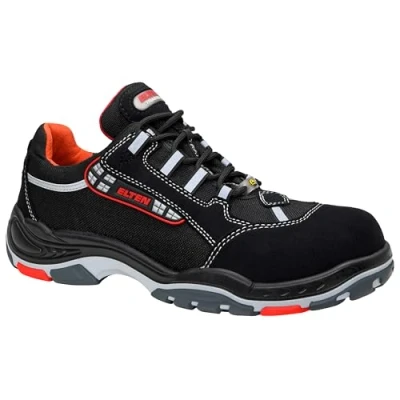 Image of Elten 728321 39 safety Shoes &quot;Sanex&quot; ESD S3, Size 6, Black/Grey EN certified