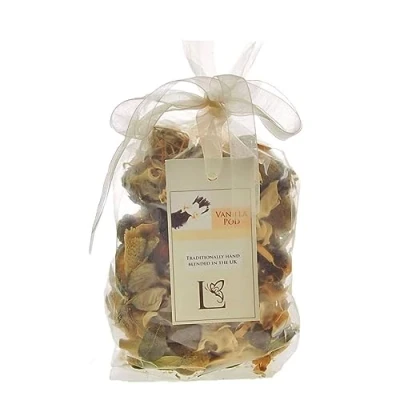 Image of Vanilla Pod Scented Pot Pourri Home Fragrance Ribbon Gift Bag
