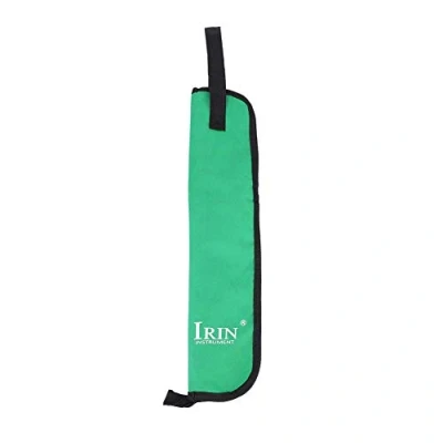 Image of Bnineteenteam Drum Stick Holder, Bag Drumstick Storage Case Hanging Portable Handbag with Handle 5 Colors, Carrying (Green)