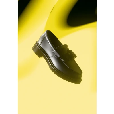 Image of Dr. Martens Adrian Slipons black, Size: 4, Black Leather
