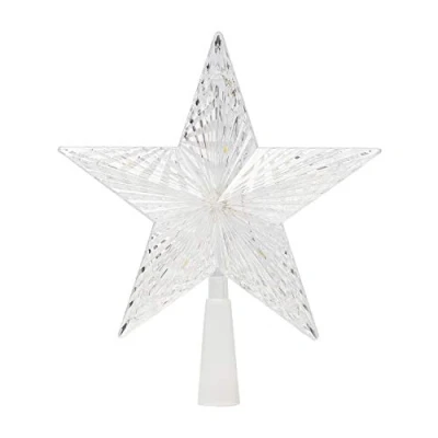 Image of Christmas Workshop 18cm White LED Star Tree Topper