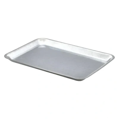 Image of Genware NEV GST3121 Galvanised Steel Tray, 31.5 cm x 21.5 2