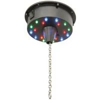 Image of Battery Operated 18 Bright LED Mirror Ball Motor With Static or slow colour changing operation