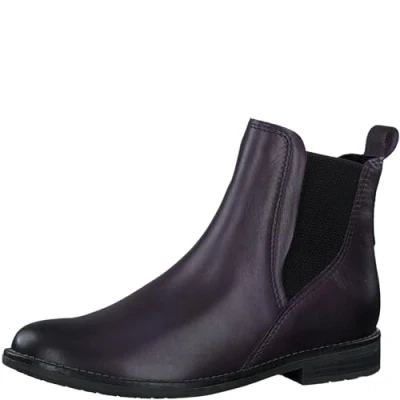 Image of MARCO TOZZI Women&#039;s 2 25366 41 Chelsea Boot, Purple, 4 UK