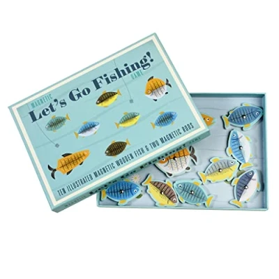Image of dotcomgiftshop Magnetic Let&#039;s Go Fishing Family Game