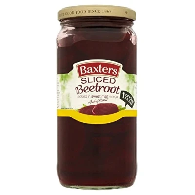 Image of Baxters Sliced Beetroot in Vinegar (340g) Pack of 2
