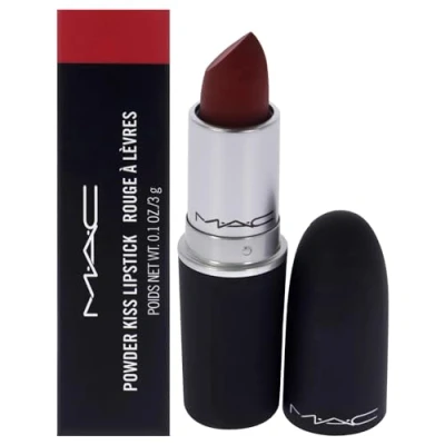 Image of MAC Powder Kiss Lipstick ruby new