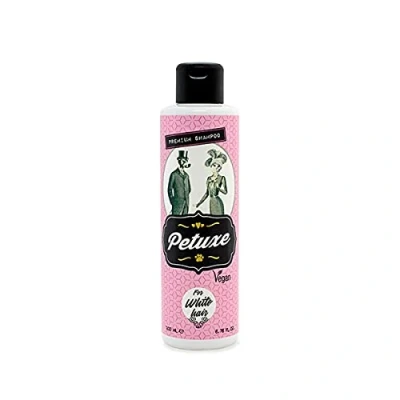 Image of Petuxe Vegan Shampoo for Dogs and Pets, White Hair 200ml