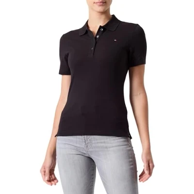 Image of Tommy Hilfiger Polo shirt, Women&#039;s, Size: XXS, Schwarz