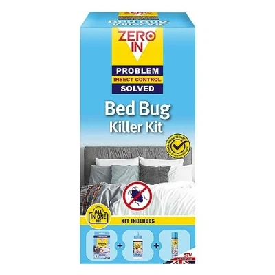 Image of Zero In All One Bed Bug Killer Kit Complete Control of Bugs Any Room Area With Value For Money Containing. Kills Bugs, Eggs &amp; Larvae