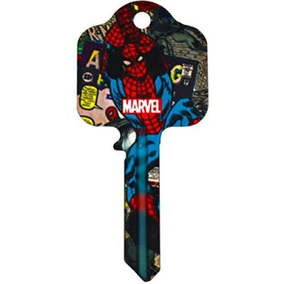 Image of Marvel Comics House Key SPIDERMAN UL2 fits 99% of doors