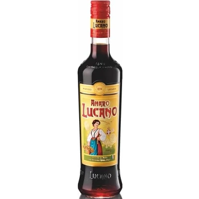 Image of Amaro Lucano 70 cl world famous Italian liqueur using 30 botanicals in a secret recipe invented 1894