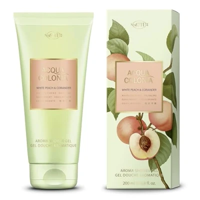 Image of 4711 Acqua Colonia White Peach and Coriander by Muelhens for Women 6.8 oz Shower Gel