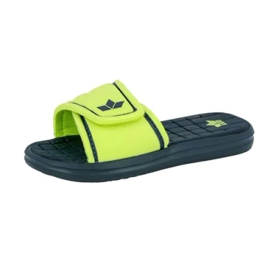 Image of Lico Barracuda V Beach &amp; Pool Shoes, Blue (Marine/Lemon Marine/Lemon), 5 UK Child