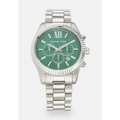 Image of Michael Kors Lexington Watch silvercoloured, Men&#039;s, Size: One Size, Silver coloured