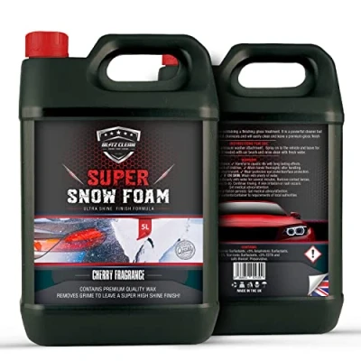 Image of Snow Foam Car Ultra Shampoo Wash Eliminates Dirt, Grime, High Gloss Finish Content Foaming Agent, Removes Dirt and Road pH Neutral,Snowfoam Cannon Super Scented Fragranced (Cherry)