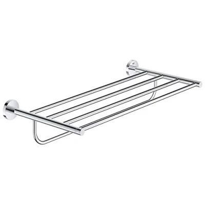Image of GROHE Essentials New Multi Bath Towel Rack Chrome 40800001