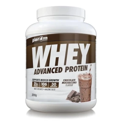 Image of Per4m Protein Whey Powder 67 Servings of High Shake with Amino Acids for Optimal Nutrition When Training Low Sugar Gym Supplements (Chocolate Mochaccino, 2010g)