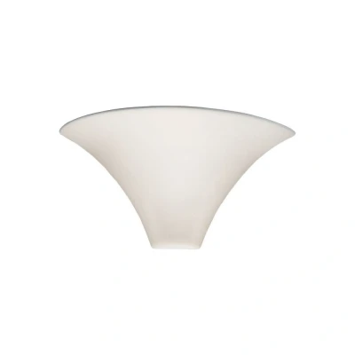 Image of Cardin Lifestyle Ceramics Plaster Wall Light White, 1x R7S