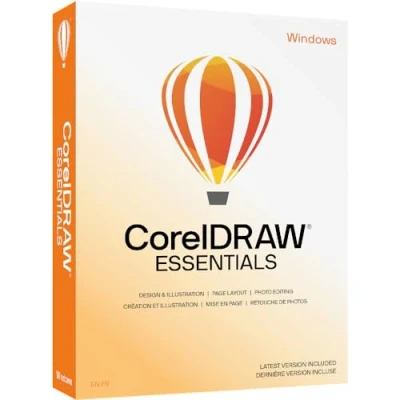 Image of Corel CorelDRAW Essentials 2024, Graphic Design, 1 User, Post delivery