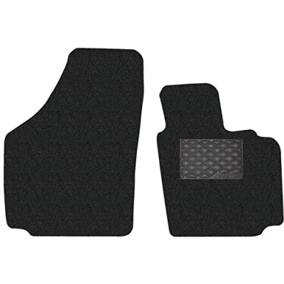 Image of Nicoman Spaghetti All Weather Fully Tailored Car mats Fit【2007 2013 Golf MK5 Plus】(Front Set 2 Piece,Black)
