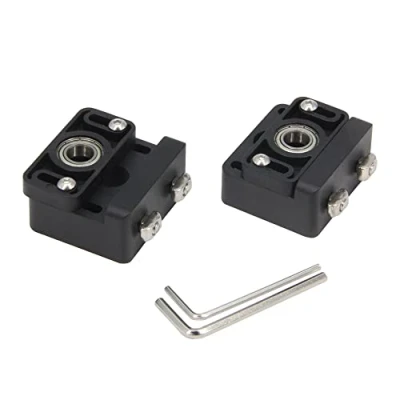 Image of Befenybay 2PCS Upgrade Aluminum Z Axis Leadscrew Top Mount Diameter 8mm for 3D Printer Ender 3 CR 10 Rod Bearing Holder (Aluminum 2)