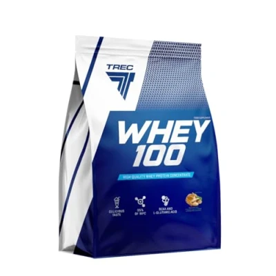Image of TREC Nutrition Whey 100 Peanut Butter 2275g Premium Protein Powder for Muscle Growth Fast Absorbing &amp; Quality with BCAAs and Glutamine