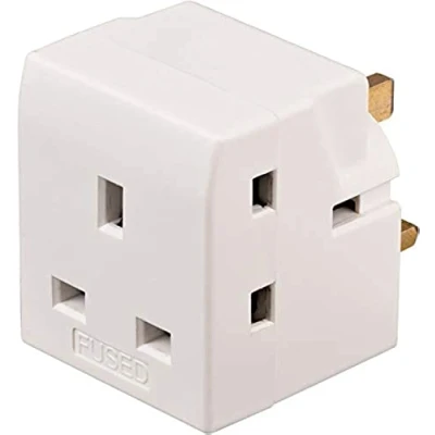 Image of Brennenstuhl 3 Way Adapter for Standard Sockets *GB*