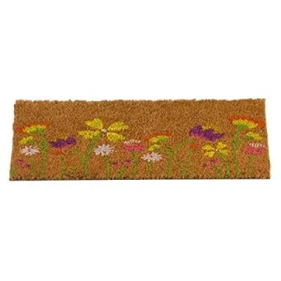 Image of Smart Garden Meadow Flowers Floral Doormat Coir Mix Match Easy Change Mat Insert