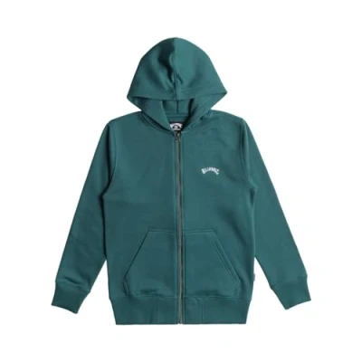 Image of Billabong Zip Up Hoodie ARCH ZH Boys 8 16 Green XL/16