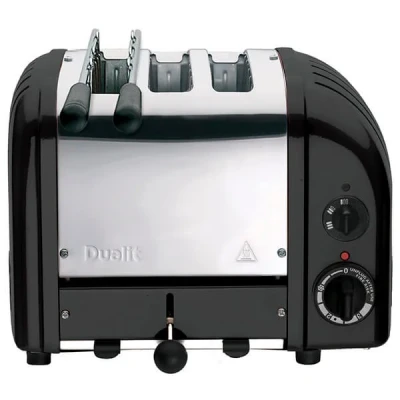Image of Dualit Classic Vario AWS Combi Black 2 + 1 Slot Toaster