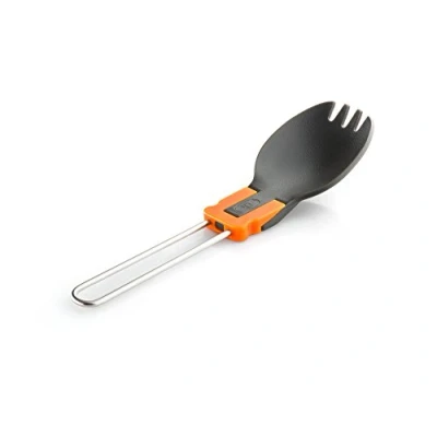 Image of GSI Outdoors Folding FOON Kitchen Utensil, Unisex Adult, Orange, One Size